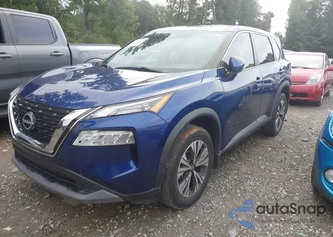 2022 Nissan Rogue Sv Fwd z USA, uszkodzony, nr VIN 5N1BT3BA0NC697291